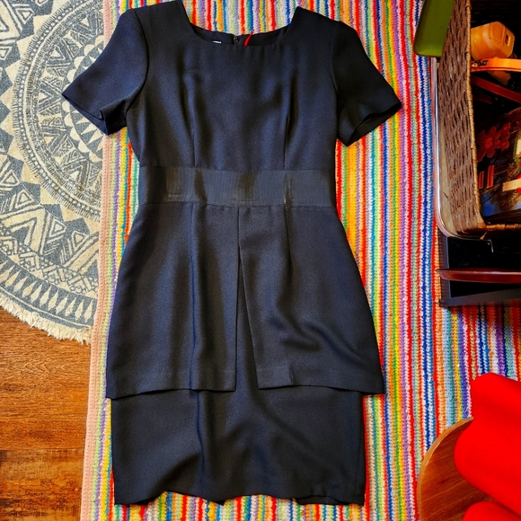 🎼🎙️Vintage 80s Yves Cossette Depeche Mode Dress🎹🎧 - Picture 3 of 4